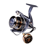Maxbell Fishing Reel All Metal Spool CNC Metal Handle Saltwater Freshwater DR4000