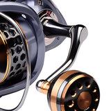 Maxbell Fishing Reel All Metal Spool CNC Metal Handle Saltwater Freshwater DR4000