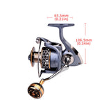 Maxbell Fishing Reel All Metal Spool CNC Metal Handle Saltwater Freshwater DR4000