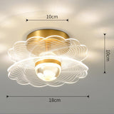 LED Ceiling Light Chandelier Lighting Fixture Wall Lamp Large Flower 18cm