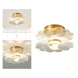 LED Ceiling Light Chandelier Lighting Fixture Wall Lamp Large Flower 18cm