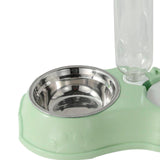 Feeding Dishes Food and Water Feeder Water Bowl Pet Bowl for Pet Supplies green - Aladdin Shoppers