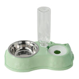 Feeding Dishes Food and Water Feeder Water Bowl Pet Bowl for Pet Supplies green - Aladdin Shoppers
