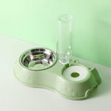Feeding Dishes Food and Water Feeder Water Bowl Pet Bowl for Pet Supplies green - Aladdin Shoppers
