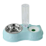 Feeding Dishes Food and Water Feeder Water Bowl Pet Bowl for Pet Supplies blue - Aladdin Shoppers