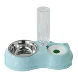 Feeding Dishes Food and Water Feeder Water Bowl Pet Bowl for Pet Supplies blue - Aladdin Shoppers