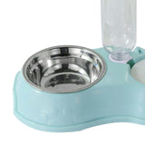 Feeding Dishes Food and Water Feeder Water Bowl Pet Bowl for Pet Supplies blue - Aladdin Shoppers