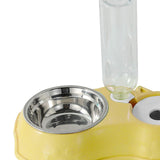 Feeding Dishes Food and Water Feeder Water Bowl Pet Bowl for Pet Supplies yellow - Aladdin Shoppers