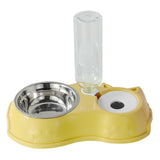 Feeding Dishes Food and Water Feeder Water Bowl Pet Bowl for Pet Supplies yellow - Aladdin Shoppers