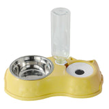 Feeding Dishes Food and Water Feeder Water Bowl Pet Bowl for Pet Supplies yellow - Aladdin Shoppers
