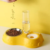 Feeding Dishes Food and Water Feeder Water Bowl Pet Bowl for Pet Supplies yellow - Aladdin Shoppers