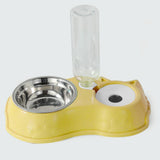 Feeding Dishes Food and Water Feeder Water Bowl Pet Bowl for Pet Supplies yellow - Aladdin Shoppers
