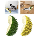 Massage Comb Pet Grooming Brush Removal Tool Scratcher Cats Self Groomer Green - Aladdin Shoppers