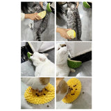 Massage Comb Pet Grooming Brush Removal Tool Scratcher Cats Self Groomer Yellow - Aladdin Shoppers