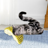 Massage Comb Pet Grooming Brush Removal Tool Scratcher Cats Self Groomer Yellow - Aladdin Shoppers