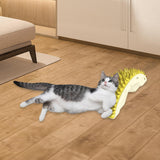 Massage Comb Pet Grooming Brush Removal Tool Scratcher Cats Self Groomer Yellow - Aladdin Shoppers