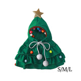 Pet Christmas Costume Set Christmas Tree Outfits for Pet Festival Supplies S - Aladdin Shoppers