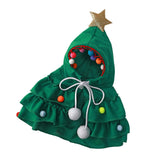 Pet Christmas Costume Set Christmas Tree Outfits for Pet Festival Supplies S - Aladdin Shoppers