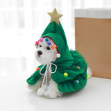 Pet Christmas Costume Set Christmas Tree Outfits for Pet Festival Supplies L - Aladdin Shoppers
