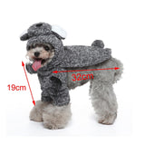 Pet Costume Suit Standing Clothes Party Birthday Dress up Soft Raccoons - Aladdin Shoppers