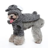 Pet Costume Suit Standing Clothes Party Birthday Dress up Soft Raccoons - Aladdin Shoppers