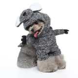 Pet Costume Suit Standing Clothes Party Birthday Dress up Soft Raccoons - Aladdin Shoppers