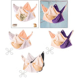 Hamster Hammock Bed Playing Sleeping Bedding for Rat Sugar Glider Parrot Orange 20cm - Aladdin Shoppers