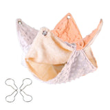 Hamster Hammock Bed Playing Sleeping Bedding for Rat Sugar Glider Parrot Orange 20cm - Aladdin Shoppers