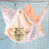 Hamster Hammock Bed Playing Sleeping Bedding for Rat Sugar Glider Parrot Orange 30cm - Aladdin Shoppers