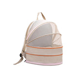 Pet Carrier Backpack Dog Cats Breathable Hiking Foldable Durable Travel Bag Beige - Aladdin Shoppers