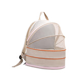 Pet Carrier Backpack Dog Cats Breathable Hiking Foldable Durable Travel Bag Beige - Aladdin Shoppers