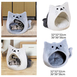 Autumn Cat Bed Durable Foldable Soft Anti Skid for Cat Rest Accessories White S - Aladdin Shoppers