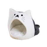 Autumn Cat Bed Durable Foldable Soft Anti Skid for Cat Rest Accessories White S - Aladdin Shoppers