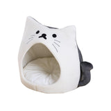 Autumn Cat Bed Durable Foldable Soft Anti Skid for Cat Rest Accessories White S - Aladdin Shoppers