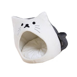 Autumn Cat Bed Durable Foldable Soft Anti Skid for Cat Rest Accessories White S - Aladdin Shoppers