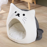 Autumn Cat Bed Durable Foldable Soft Anti Skid for Cat Rest Accessories White S - Aladdin Shoppers