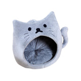 Autumn Cat Bed Durable Foldable Soft Anti Skid for Cat Rest Accessories Grey S - Aladdin Shoppers