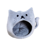 Autumn Cat Bed Durable Foldable Soft Anti Skid for Cat Rest Accessories Grey S - Aladdin Shoppers