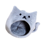 Autumn Cat Bed Durable Foldable Soft Anti Skid for Cat Rest Accessories Grey S - Aladdin Shoppers