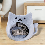 Autumn Cat Bed Durable Foldable Soft Anti Skid for Cat Rest Accessories Grey S - Aladdin Shoppers