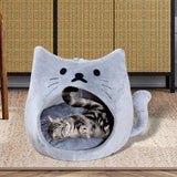 Autumn Cat Bed Durable Foldable Soft Anti Skid for Cat Rest Accessories Grey S - Aladdin Shoppers