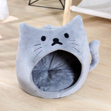 Autumn Cat Bed Durable Foldable Soft Anti Skid for Cat Rest Accessories Grey S - Aladdin Shoppers