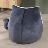 Autumn Cat Bed Durable Foldable Soft Anti Skid for Cat Rest Accessories Grey S - Aladdin Shoppers