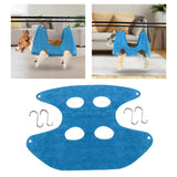 Cat Grooming Hammock Dog Restraint Towel Bag Multifunctional for Washing Blue 66cmx49cm S - Aladdin Shoppers