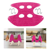 Cat Grooming Hammock Dog Restraint Towel Bag Multifunctional for Washing Red 66cmx49cm S - Aladdin Shoppers