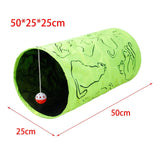 Cat Tunnel Collapsible Play Tent Running Pet Supplies Toy for Puppy Dogs - Aladdin Shoppers