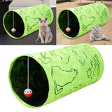 Cat Tunnel Collapsible Play Tent Running Pet Supplies Toy for Puppy Dogs - Aladdin Shoppers