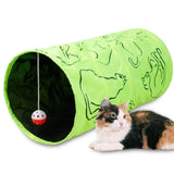 Cat Tunnel Collapsible Play Tent Running Pet Supplies Toy for Puppy Dogs - Aladdin Shoppers