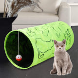 Cat Tunnel Collapsible Play Tent Running Pet Supplies Toy for Puppy Dogs - Aladdin Shoppers