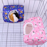 Hamster House Bed Hanging Hammock soft for Rabbit Indoor Winter Pink - Aladdin Shoppers